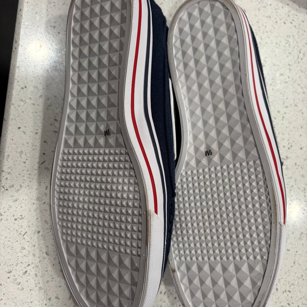 Tommy Hilfiger OIMATE Boat Dock Shoes sz 9m Navy 9 deck shoe NEW - Picture 4 of 5